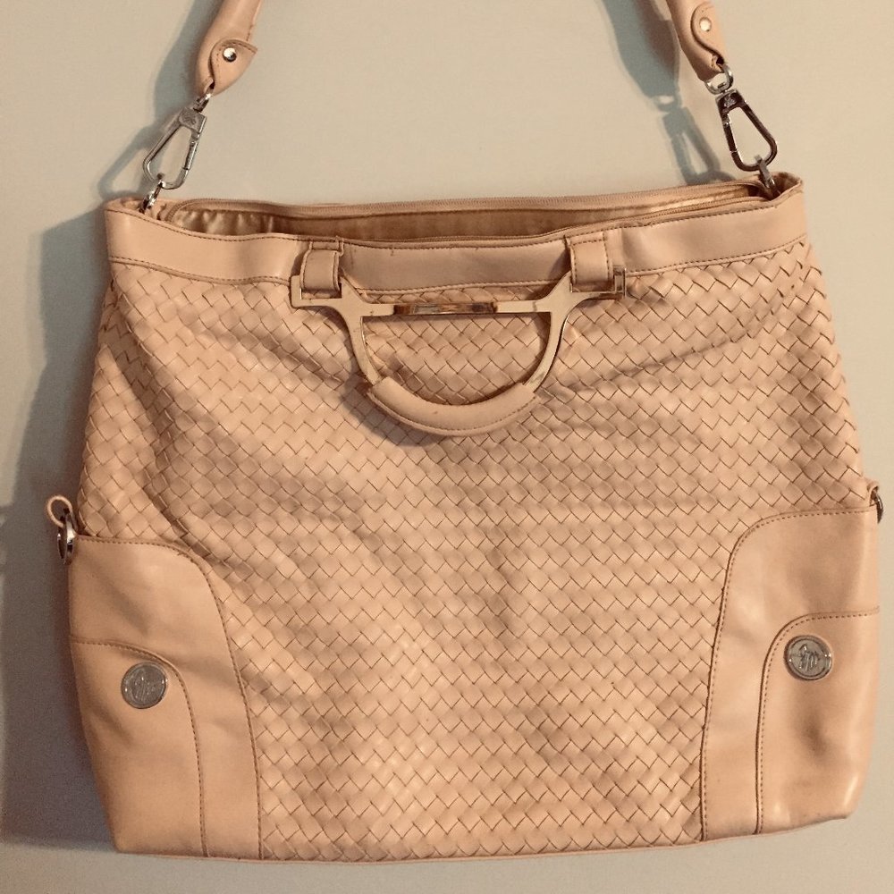 Joy Mangano Large Woven Handbag